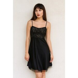 Jump Apparel Co. By Wendye Chaitin Lace‎ Cocktail Dress Black Women's Size 13/14